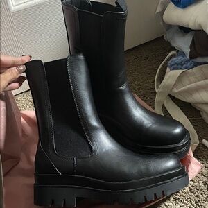 Black Combat & Moto Boots